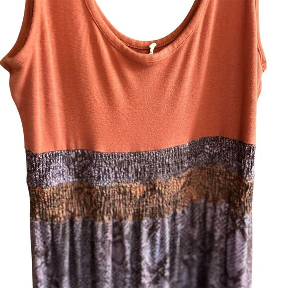 Anthropologie Colima Tiered Maxi Dress M Multicolor‎ Snake Print Boho - Picture 2 of 15